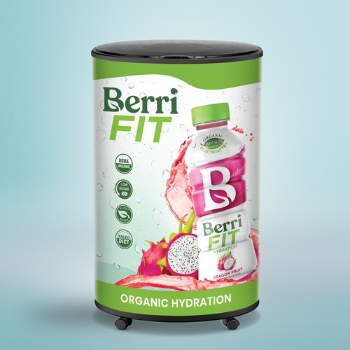 Branded Beverage Cooler Design by maxgraphic