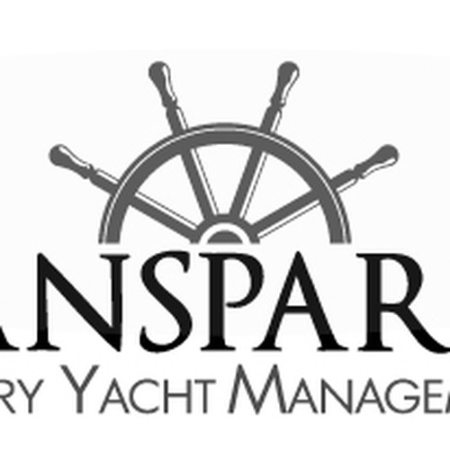 logo for TRANSPARENT Luxury Yacht Management Design by mavsweep