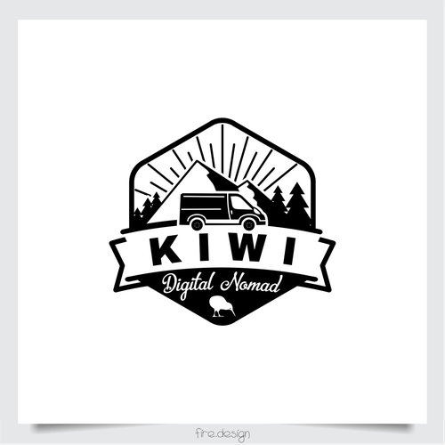 Logo for kiwi, concursos de Logotipos