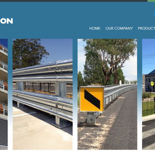 Web banner for company that manufactures road and car park barriers Design by ChickenDinner