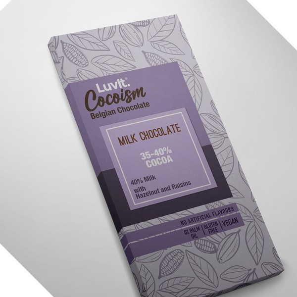 Retro chocolate packaging design