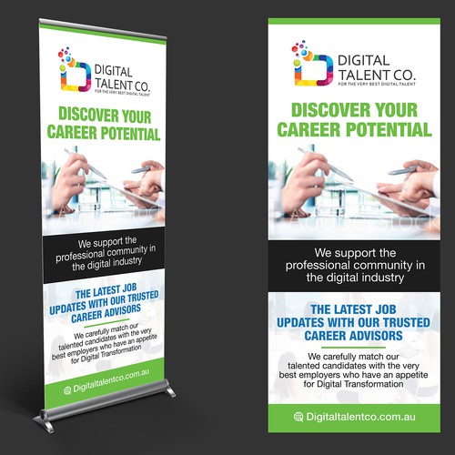 Stand Up Banner Design Design by Graphics House