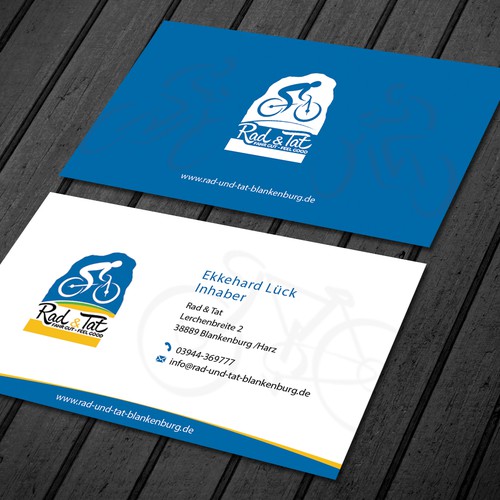 **modern Bike-store needs Business-Cards** Design by deviserpark