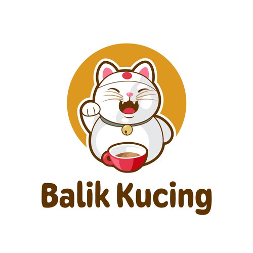 Design a cat cafe logo Design by umbre