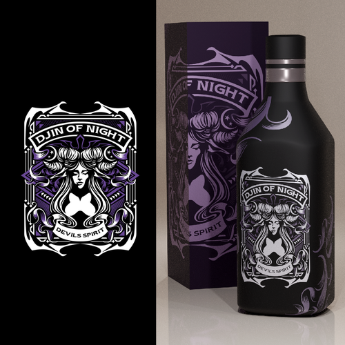 Design di DJIN OF NIGHT (GIN) di kil_pixel