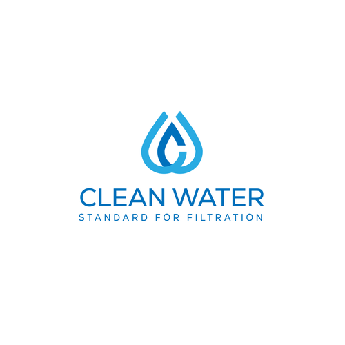 Simple Clean Logo for Water Filtration Company Design by MEDOK