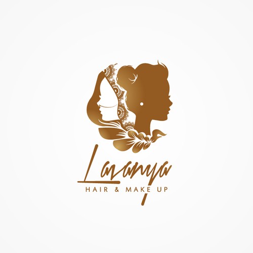 Indian/Western - Hair and Make up logo Design by EllyFish
