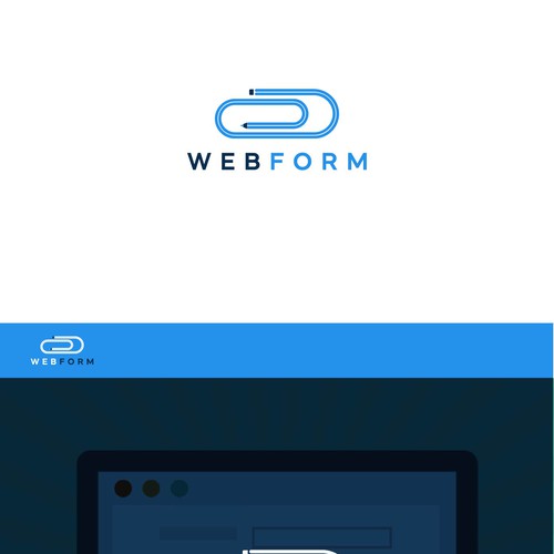 Design a modern logo for a lightning-fast online form builder Design by CV@Designs