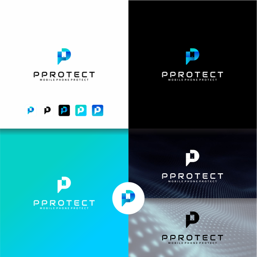 PPROTECT (Phone protect logo) (mobile cases and screen protectors) Design by fananidesign