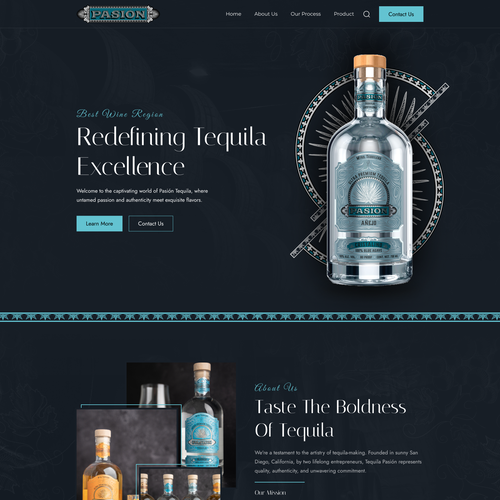 Web page design contest entry by FuturisticBug