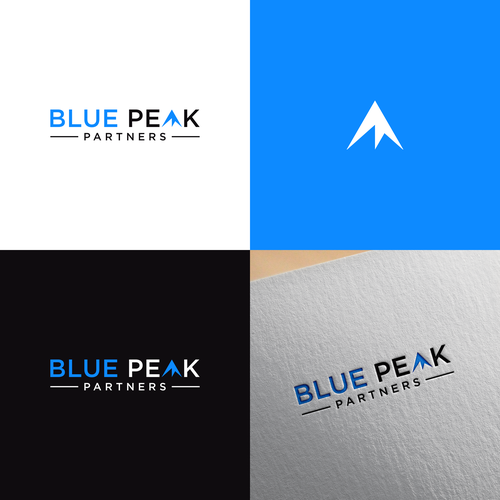 Ascend with Us: Blue Peak Partners Logo Challenge – Create a Symbol of Innovation, Growth, and Su Diseño de OxVa