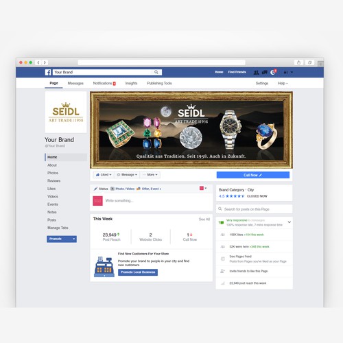 Social media page contest entry by emran81