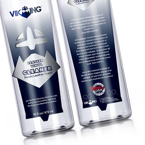 Product label template design (automotive cleaning/detailing products) Design by GARDOUM