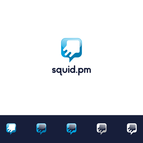 Design a squid logo for a messaging app/website/social network Design by Dadio!