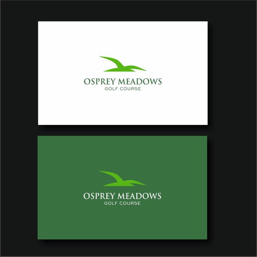 Golf Course Logo - Osprey Meadows Golf Course at Tamarack Design by White Lily