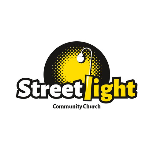 Young, Hip, Urban - Streetlight Community Church Logo-ontwerp door trumpdesign