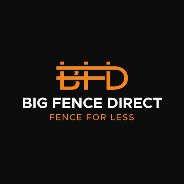 Design by Creachery titled "Big fence direct logo for fencing company"