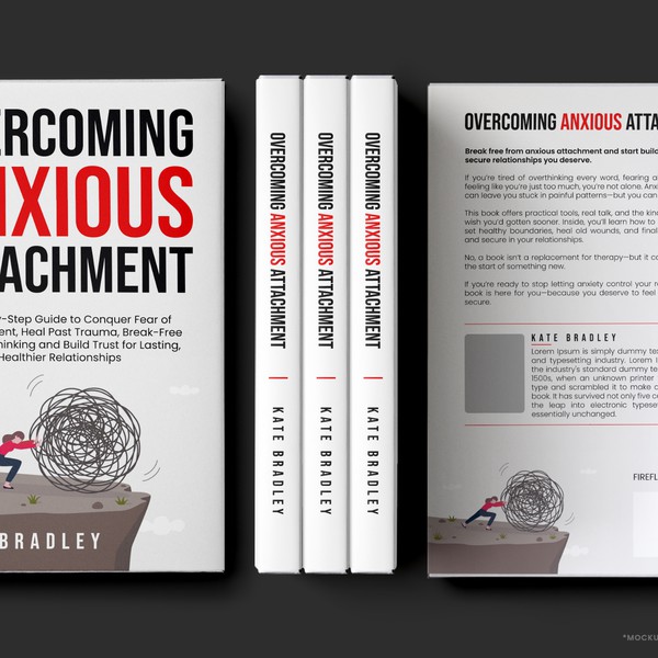 Overcoming Anxious Attachment Book Cover Design Contest