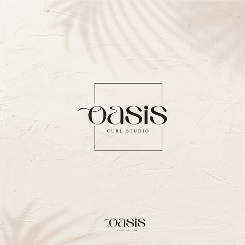 A logo for a curl studio that supports woman in feeling confident in their natural texture Design by put_