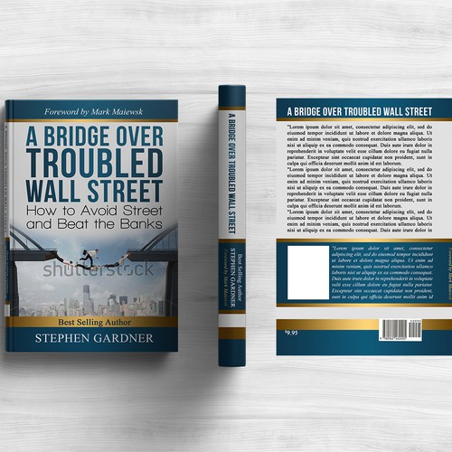best-selling author working on 4th book on retirement planning. Design by T.Primada