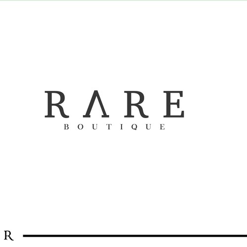 Create a logo for Rare, a high end boutique opening this spring! Design by RCMR STUDIO