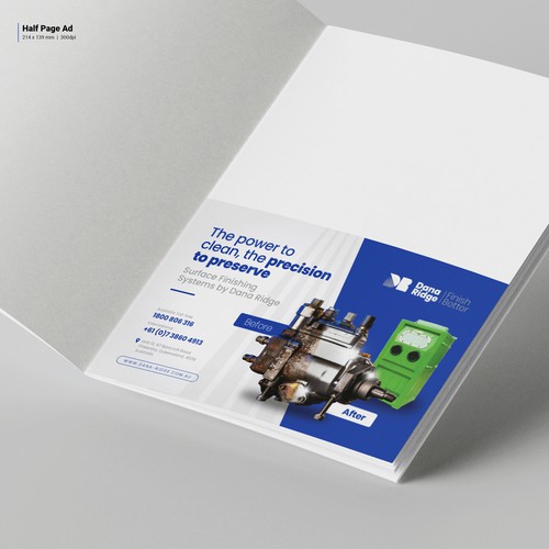 "Create a simple but eye-catching advertisement" winning Web page design