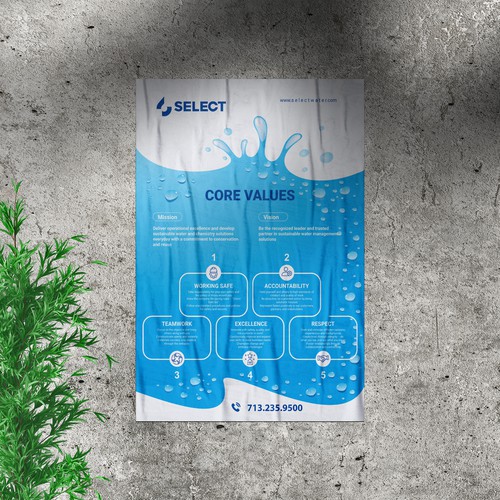 Core Values Poster Design by Moi_Designers