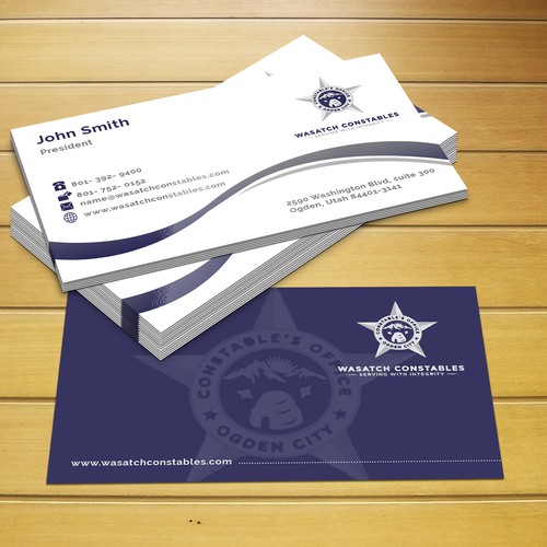 Business Card And Stationary For Progressive Law Enforcement Agency