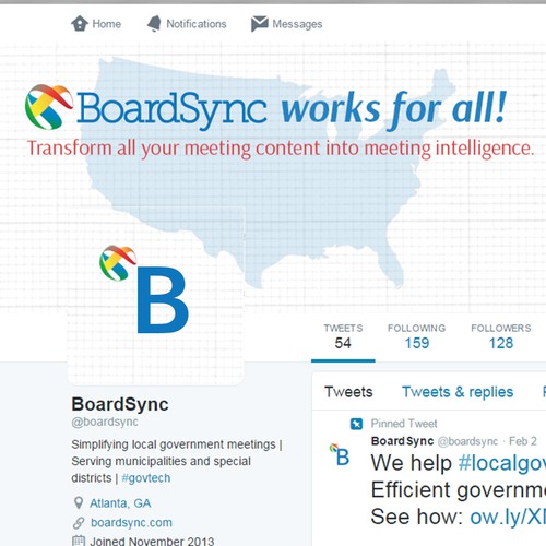 Twitter design for software company | Social media page contest