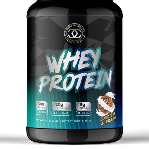 Protein Label-ontwerp door ROKA Creative ☆