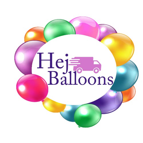 Create a fun logo for a unique helium filled balloon delivery service