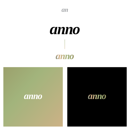 Craft a Unique Wordmark and Monogram for ANNO's Luxury Evening Wear Réalisé par ACTIME