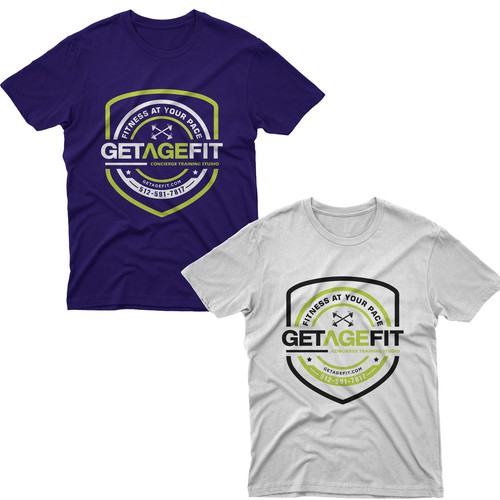 Create Bold, Dynamic Design for Get Age Fit Concierge Studio Apparel Design by -Diamond Head-