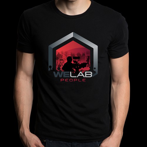 Design by A.D.S titled "WELab T-Shirts for videomakers and ausiovisual passionate"