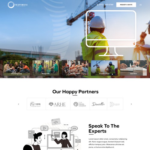 Create a Trendy New Webpage for an Half A Million Dollar-Value Website Agency Design by Pritesh P