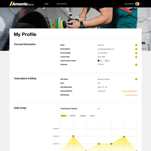 Car wash subscription Design por Obizzy