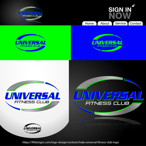 Design by ▐▐▐ LEILANIX▐▐▐ ™ titled "Help Universal Fitness Club with a new logo"
