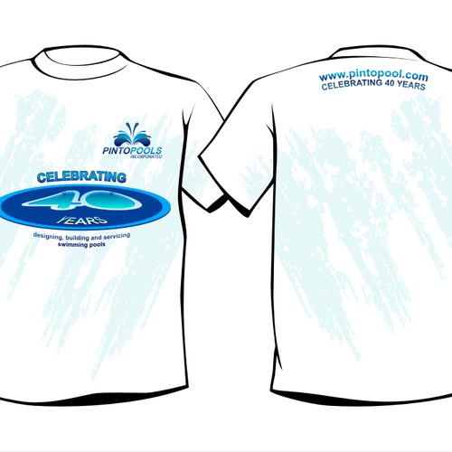 NEW Tshirt Design for swimming pool company Design by PapaSagua