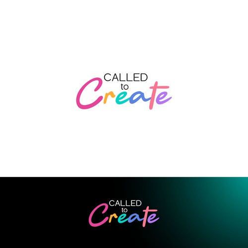 "Called to Create" Logo Design Diseño de pixeldesign999