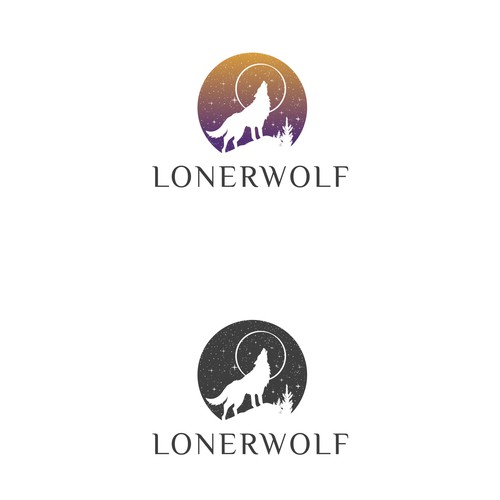 Wolf Sun/Moon Logo For Spiritual Website Design by MagesticD