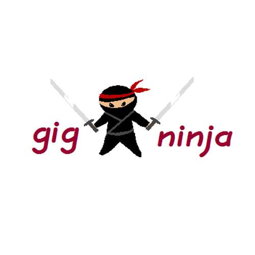 GigNinja! Logo-Mascot Needed - Draw Us a Ninja Diseño de Mrdith