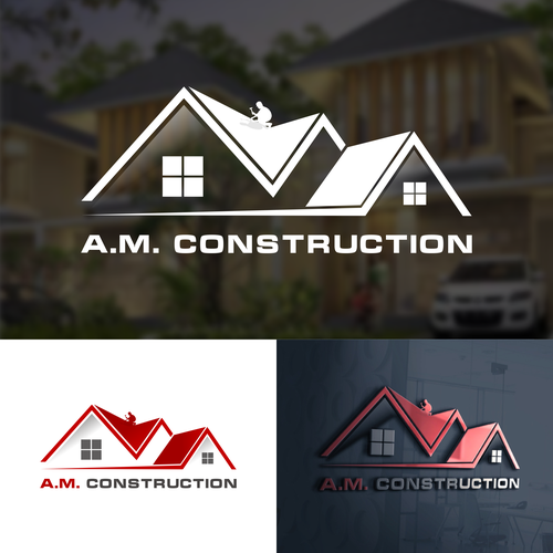 Next level Construction Logo for Home Improvement business "A.M. Construction" Design by sultan wisnu sadewa