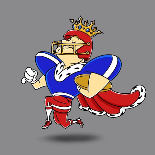 American Foootball Cartoon Character Set Design by SAWARIUS