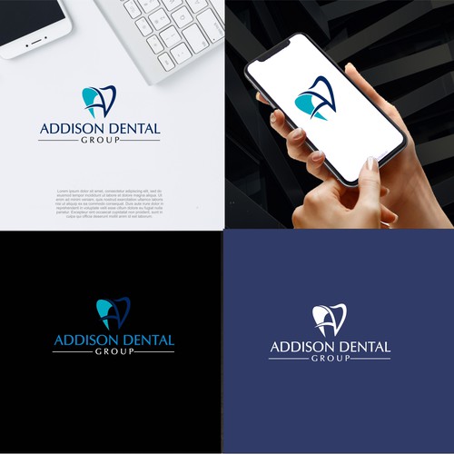 I need a modern and elegant logo design to show our progressive dental practice. Design by sanggargrafis