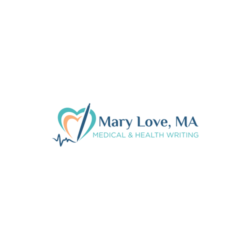 A friendly logo for a writer specializing in medicine & health Design by MK.n
