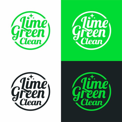 Lime Green Clean Logo and Branding Réalisé par Jazie