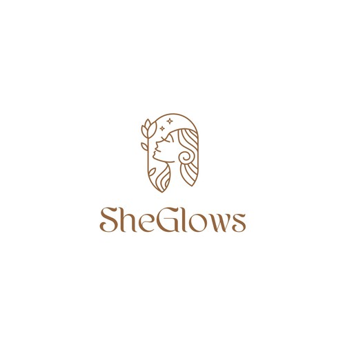 Let's help women glow! Design a beautiful logo for SheGlows Design by ms.logolady