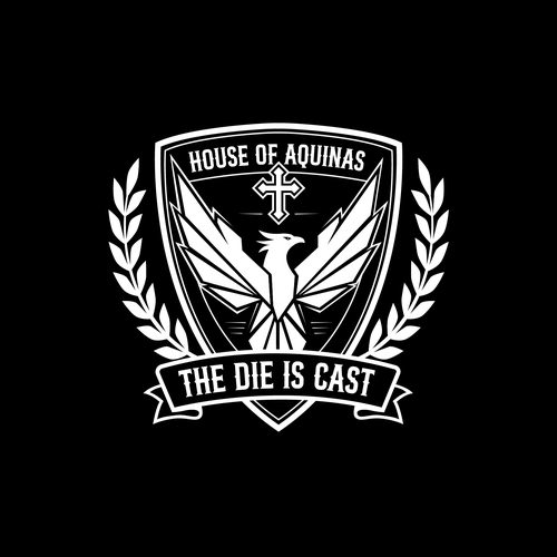 "House of Aquinas shield" winning Logo design