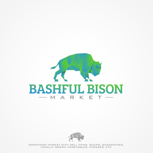 Logo to attract tourists and locals to our food market Réalisé par - t a i s s o n ™