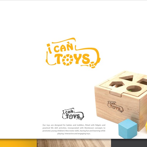 Design a toy logo for wooden interactive toys Design by Ocean Glow